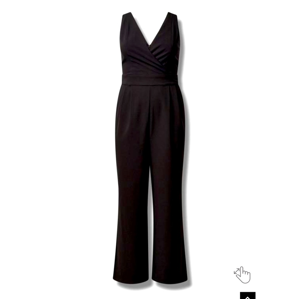 Studio Refined Crepe Surplice Jumpsuit